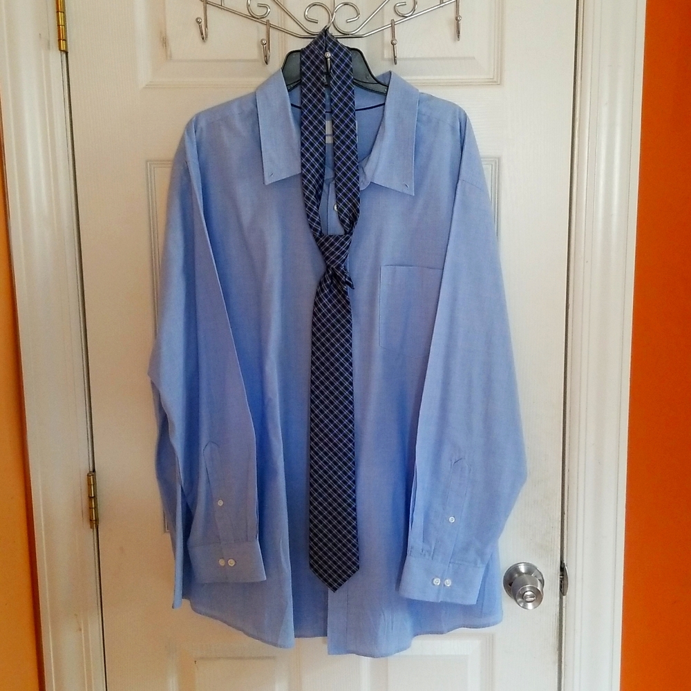 Men's Dress Shirt and Tie